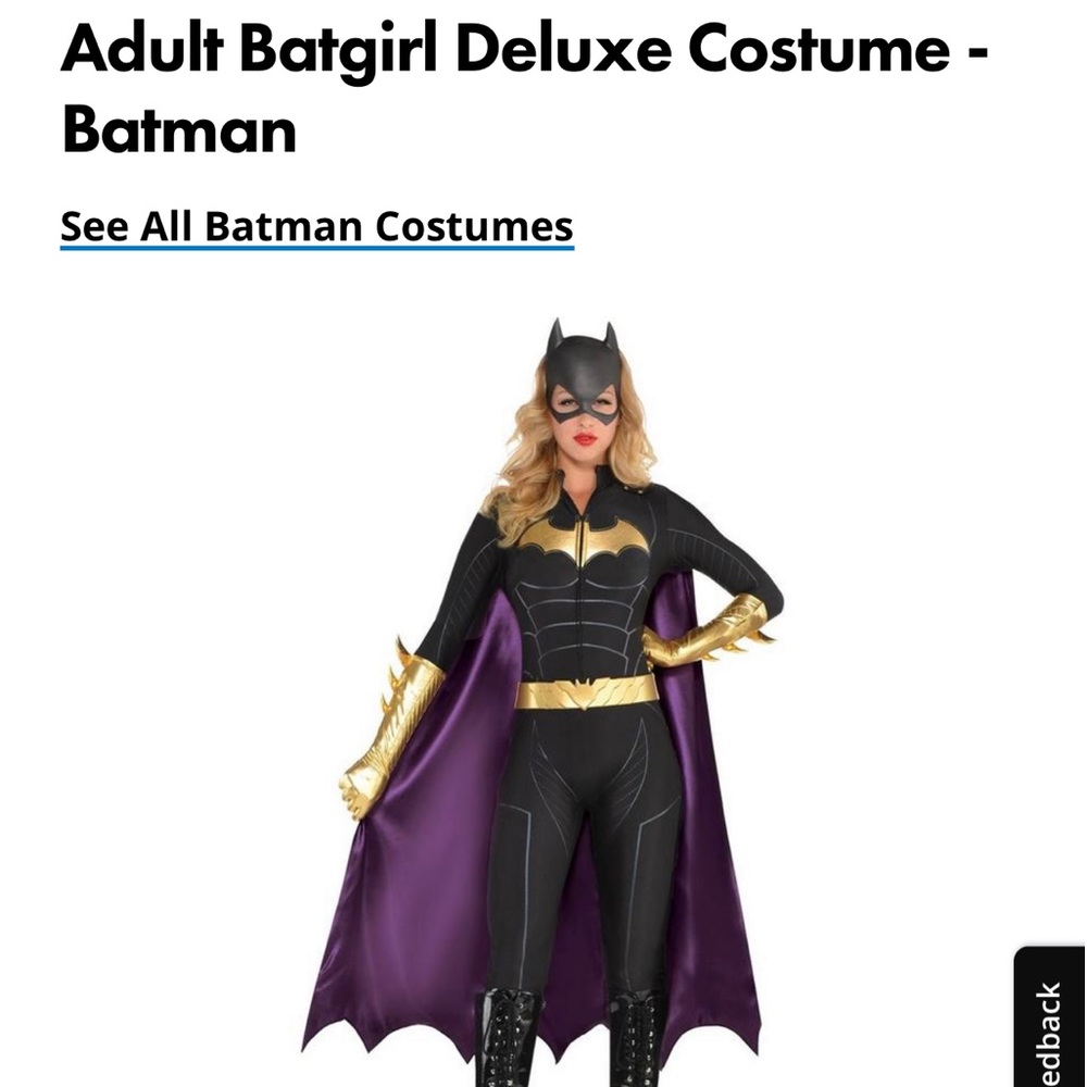 Halloween Costume! BatGirl! Brand New!